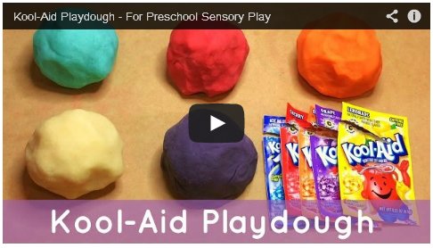 Kool-Aid Play Dough Recipe 