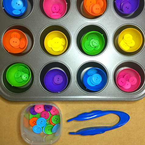 Egg Color Match Preschool Fine Motor Activity