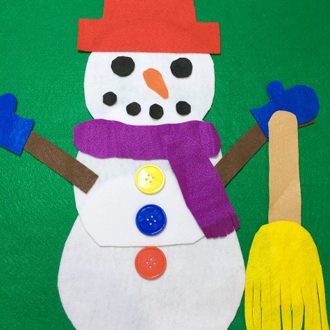 build a snowman with toddlers and preschoolers