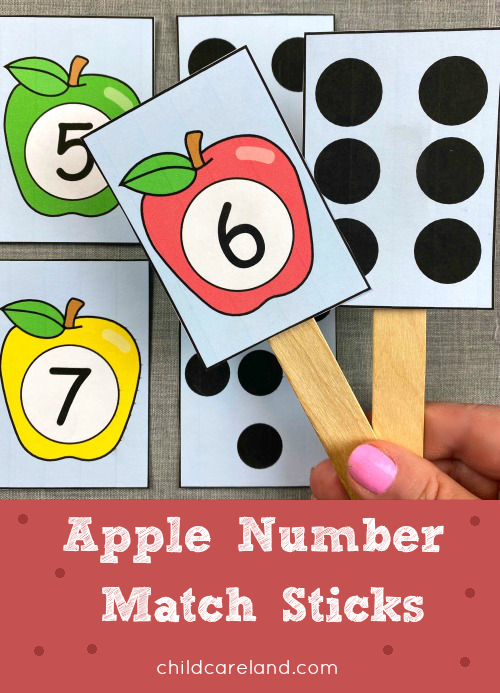 Apple Number Match Sticks