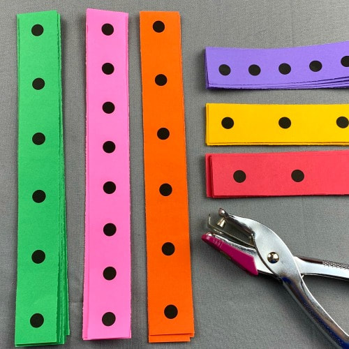 Hole Punch Fine Motor Activities: Number Recognition For Kids