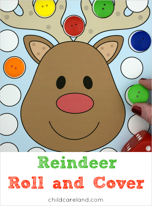 reindeer roll and cover for preschool and kindergarten