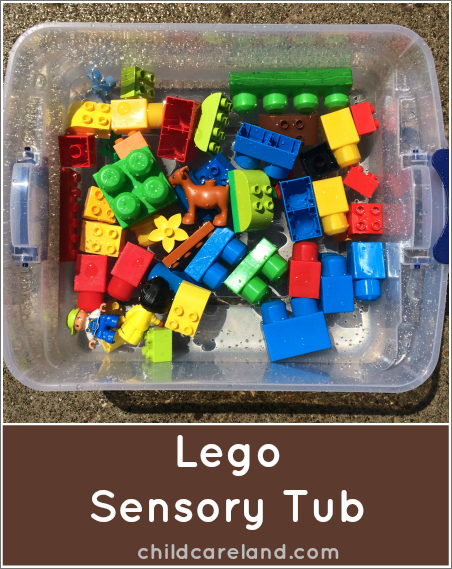 Lego Sensory Tub