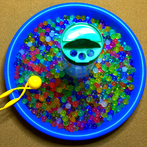 Fine Motor Water Bead Transfer For Preschool and Kindergarten