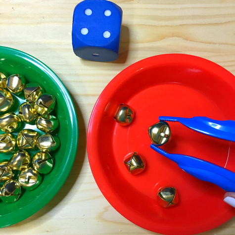 jingle bell math game for preschool and kindergarten