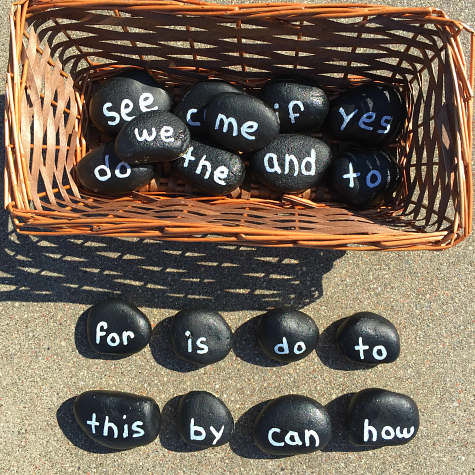 Sight Word Rocks Pre-Reading Activity For Preschool and Kindergarten