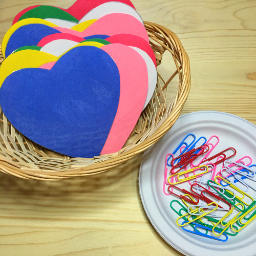 fine motor hearts for preschool and kindergarten