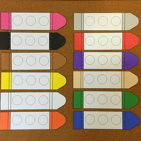 crayon color match for preschool and kindergarten