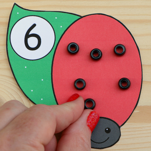 ladybug math for preschool and kindergarten
