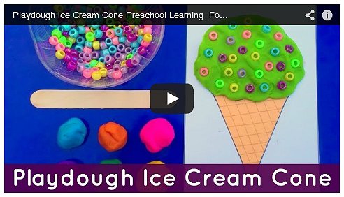 Playdough Ice Cream Cone
