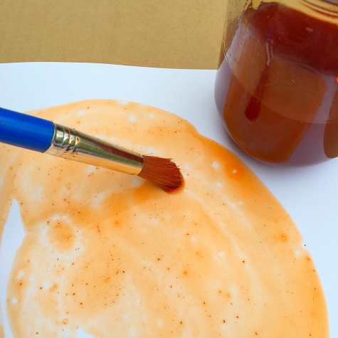 Pumpkin Spice Paint For Toddlers and Preschool