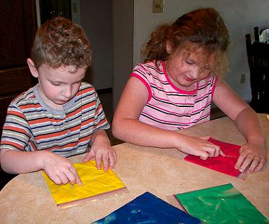 Finger Painting Bags