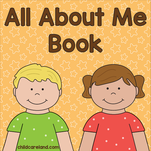 all about me book for preschool and kindergarten