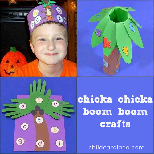chicka chicka boom boom crafts for preschool and kindergarten