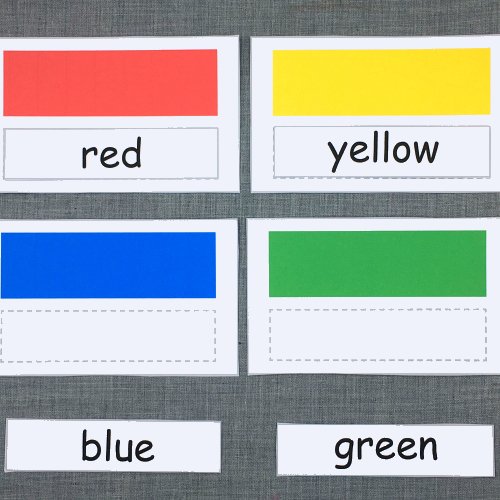 color match and trace for preschool and kindergarten