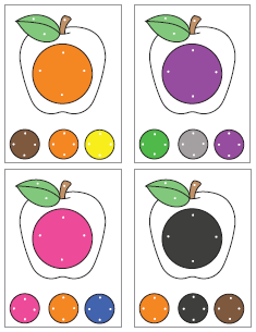 color clip cards download for preschool and kindergarten