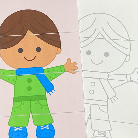 autumn puzzles fine motor and visual discrimination activity for preschool and kindergarten