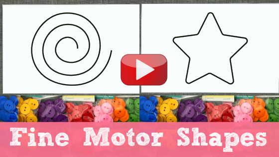 fine motor shapes for preschool and kindergarten