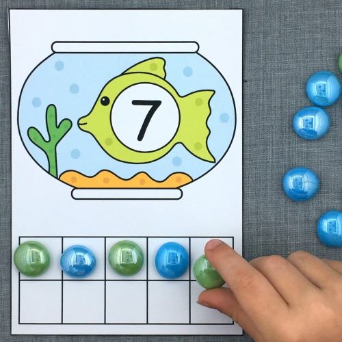ten frames early math for preschool and kindergarten