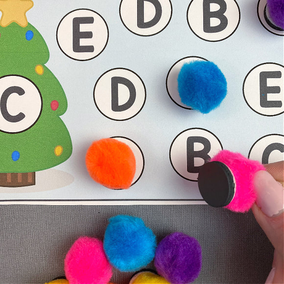 holiday tree alphabet cover for preschool and kindergarten
