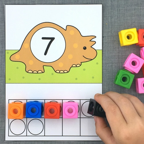 ten frames early math for preschool and kindergarten