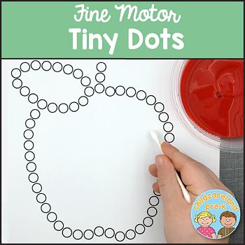 fine motor tiny dots download for preschool and kindergarten