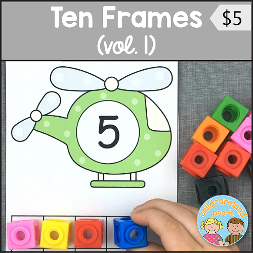 ten frames download for preschool and kindergarten