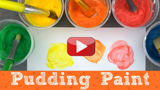 pudding paint for preschool and kindergarten