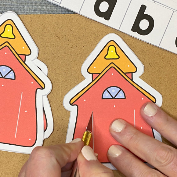 school letter sliders for preschool and kindergarten