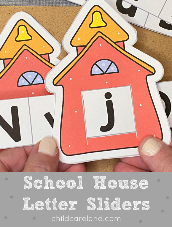 school letter slicers for preschool and kindergarten