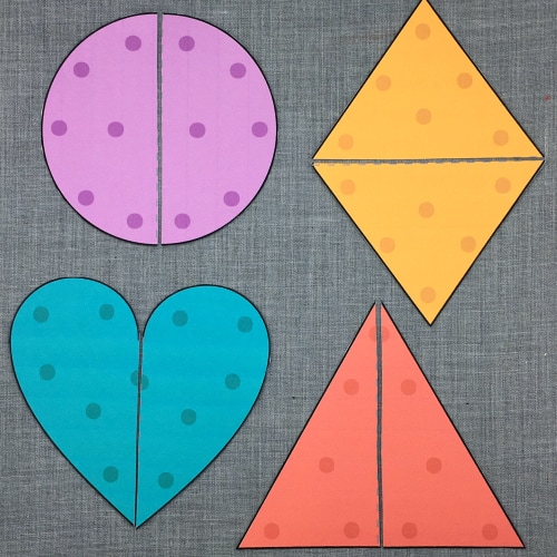shape puzzles for preschool and kindergarten