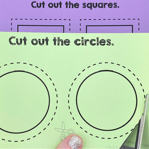 scissor skills for preschool and kindergarten