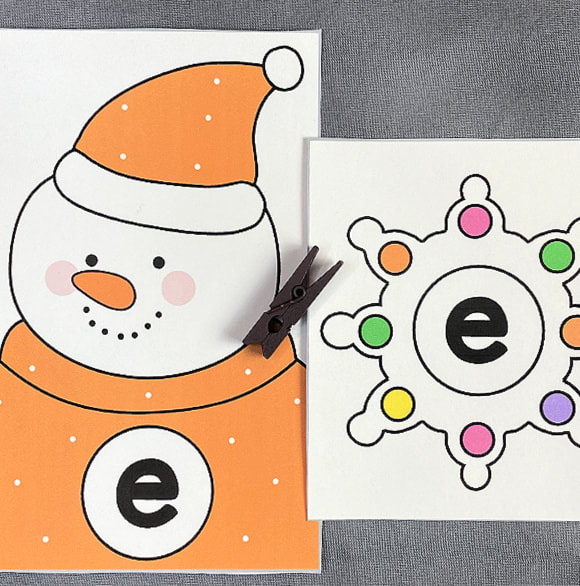 snowman alphabet match early learning activity for preschool and kindergarten