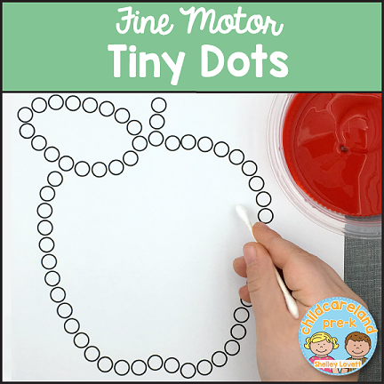 fine motor tiny dots download for preschool and kindergarten