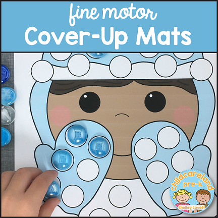 fine motor cover-up mats download for preschool and kindergarten