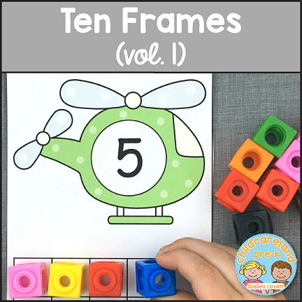 ten frames vol. 1 download for preschool and kindergarten