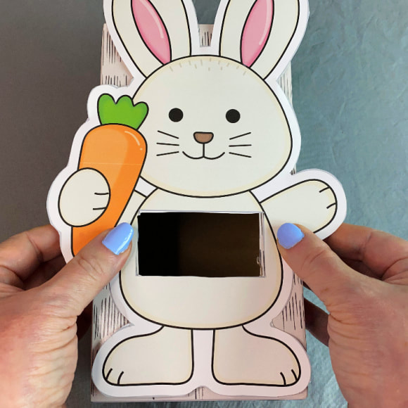 spring bunny match and munch for preschool and kindergarten