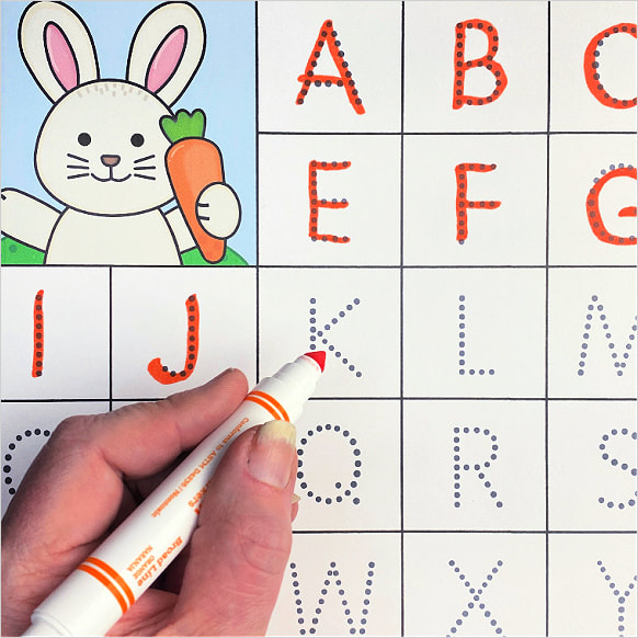 spring letter tracing for preschool and kindergarten