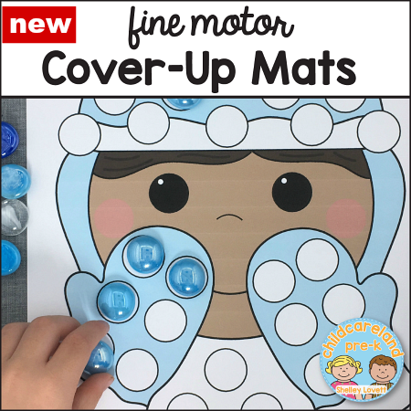 fine motor cover-up mats instant download for preschool and kindergarten