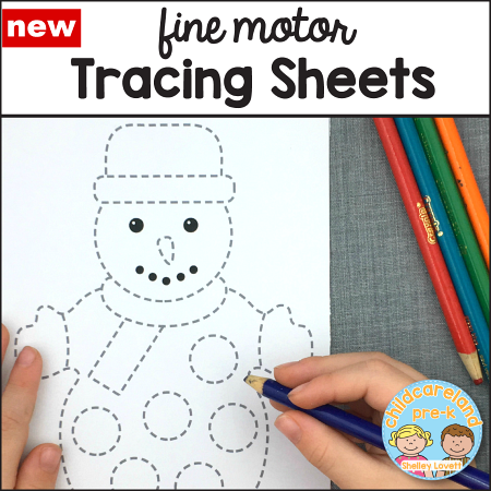 fine motor tracing sheets instant download for preschool and kindergarten