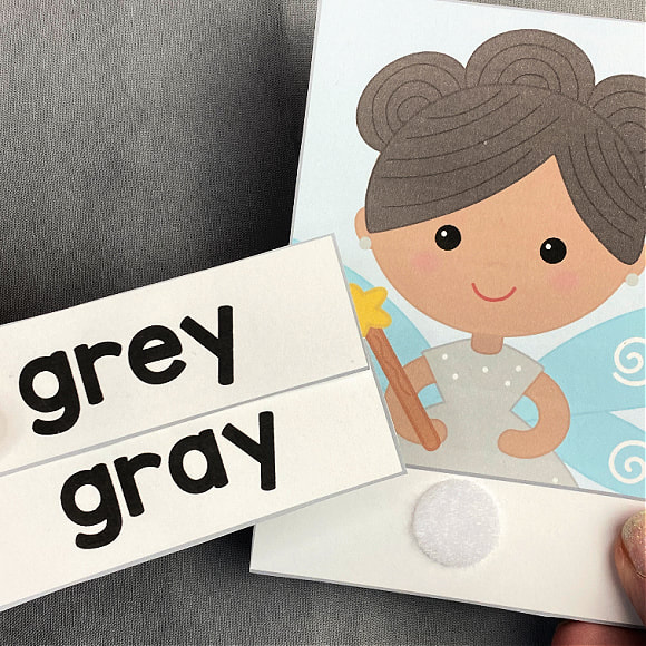 tooth fairy color word matching activity for preschool and kindergarten