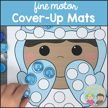 fine motor cover-ups download for preschool and kindergarten